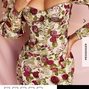 House of CB embroidered dress